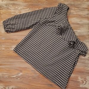 COPY - J. Crew Ruffled Off The Shoulder Women's  Top size 12 Zippered Side Clos…